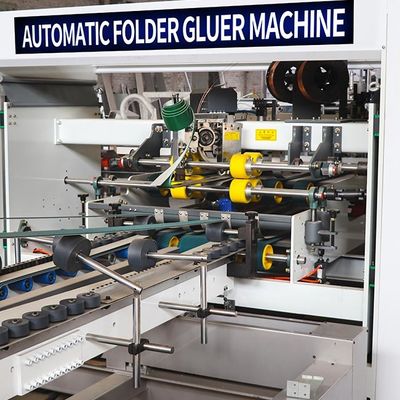 10KW Automatic Folder Gluer Stitcher Machine 7 Ton Cardboard Stitching Machine